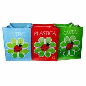 Hot Selling Laminated Recycled PP Woven Garbage Bag 